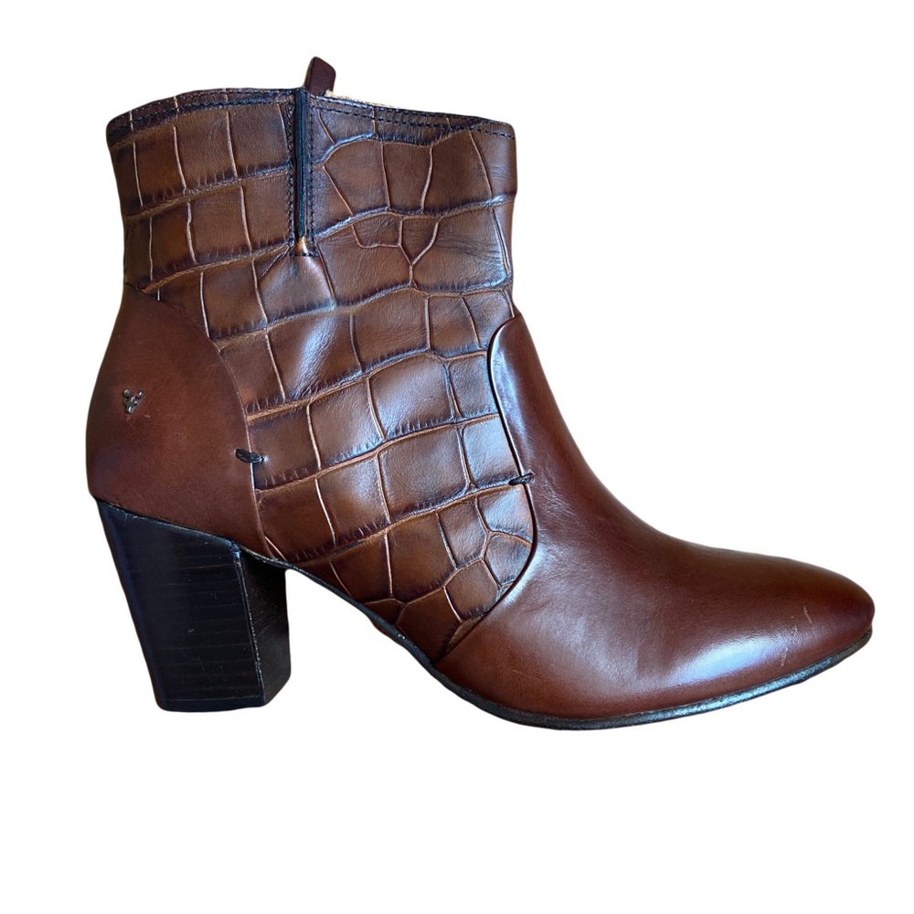 Genuine leather booties (NEW)